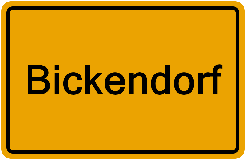 Handelsregister Bickendorf