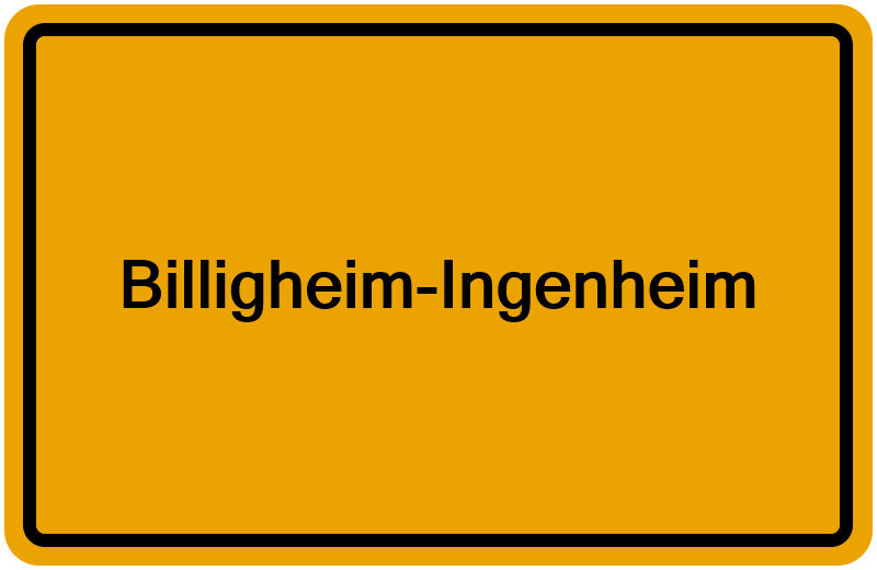Handelsregister Billigheim-Ingenheim