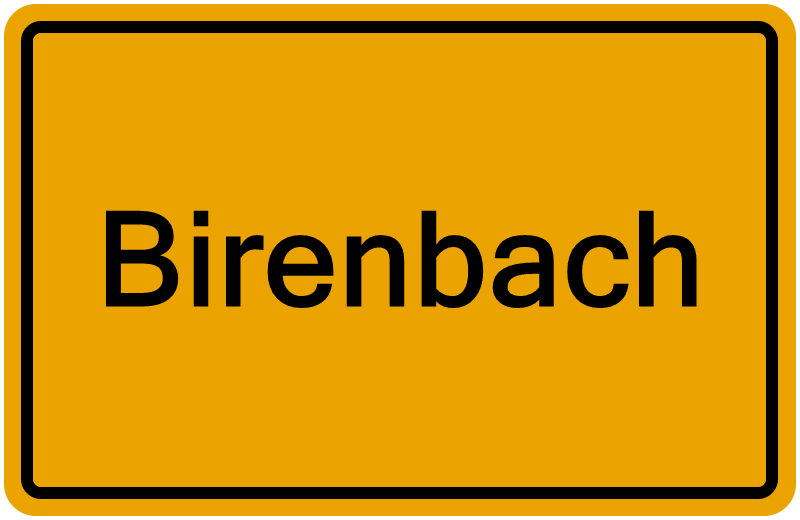 Handelsregister Birenbach