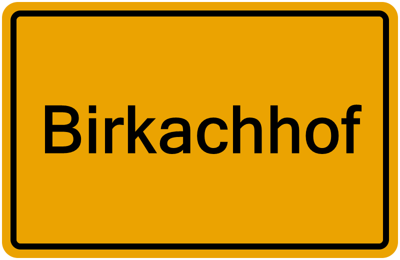 Handelsregister Birkachhof