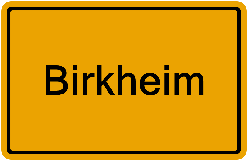 Handelsregister Birkheim