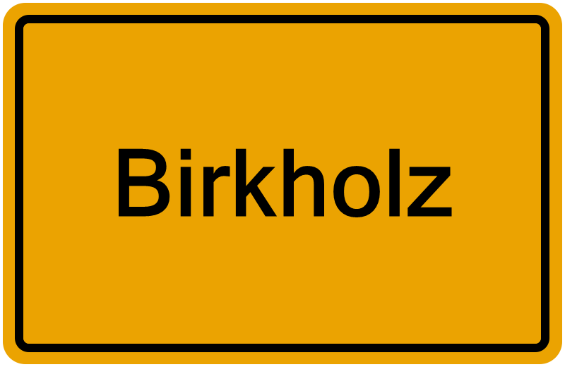 Handelsregister Birkholz