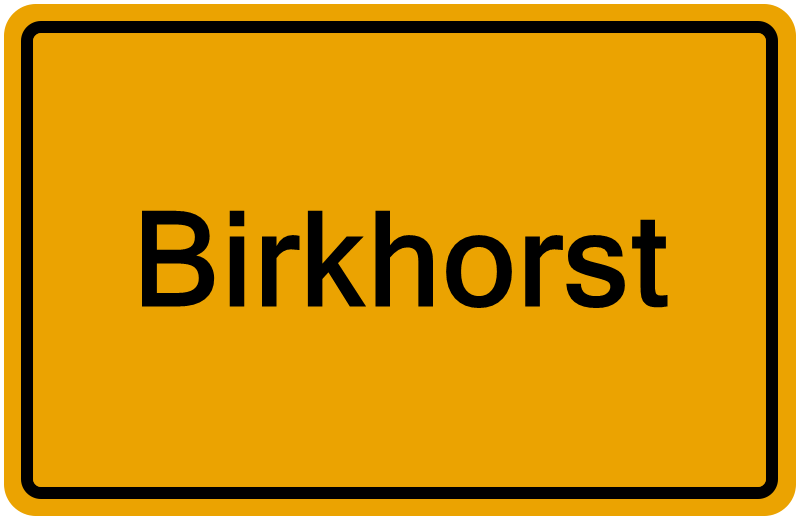 Handelsregister Birkhorst