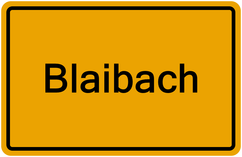 Handelsregister Blaibach