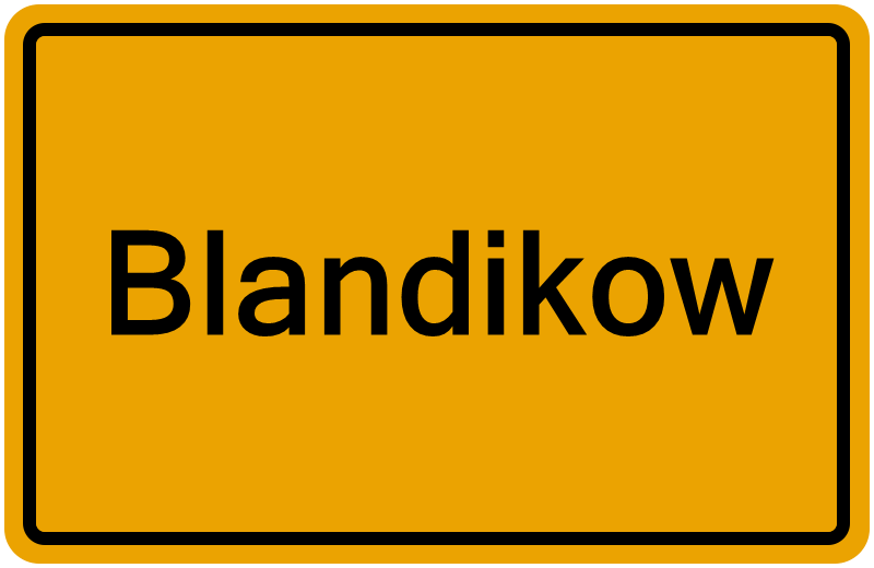 Handelsregister Blandikow