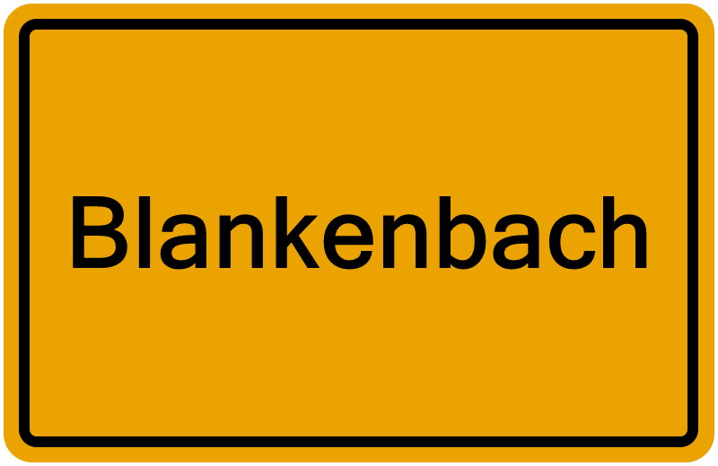 Handelsregister Blankenbach
