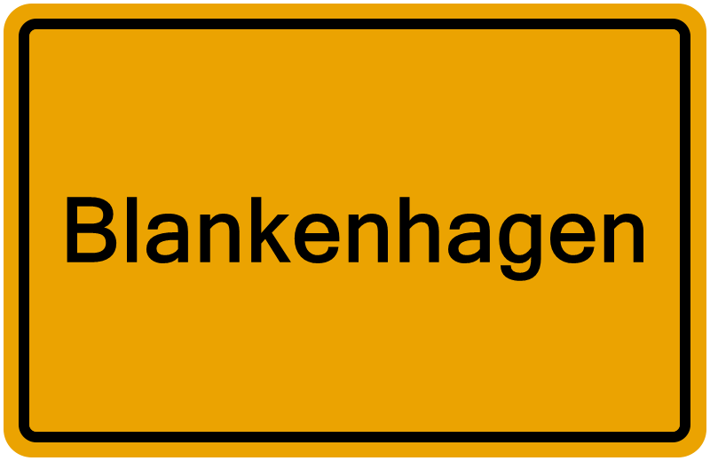 Handelsregister Blankenhagen