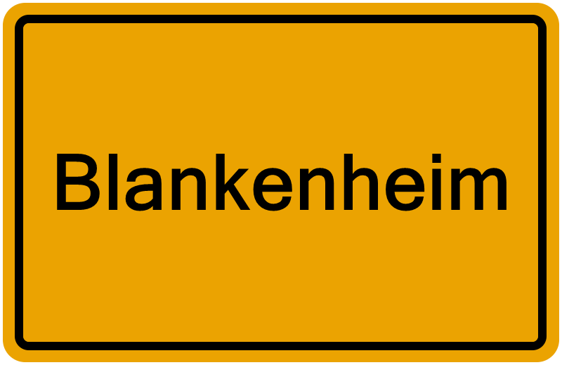 Handelsregister Blankenheim