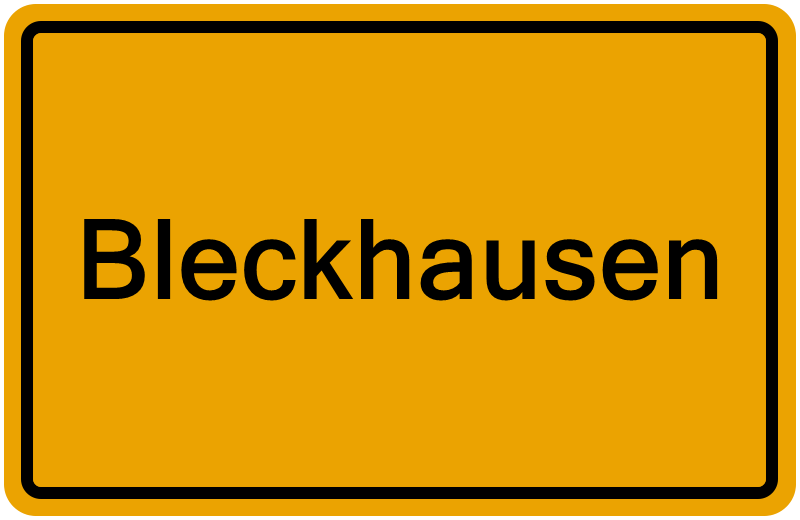 Handelsregister Bleckhausen