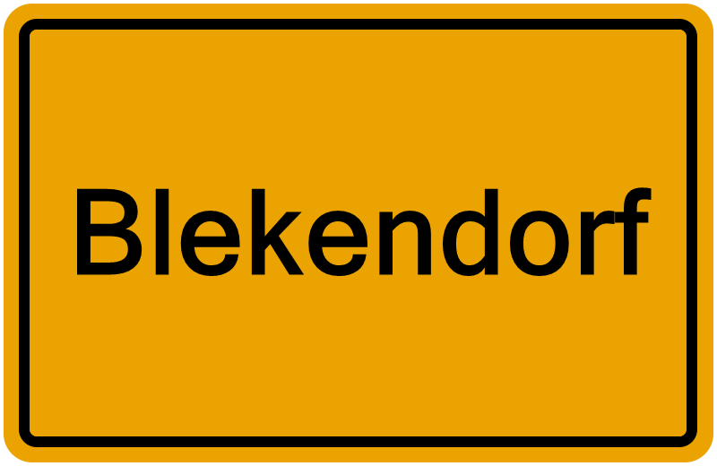 Handelsregister Blekendorf