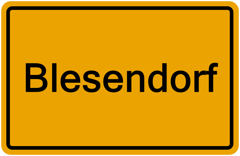 Handelsregister Blesendorf