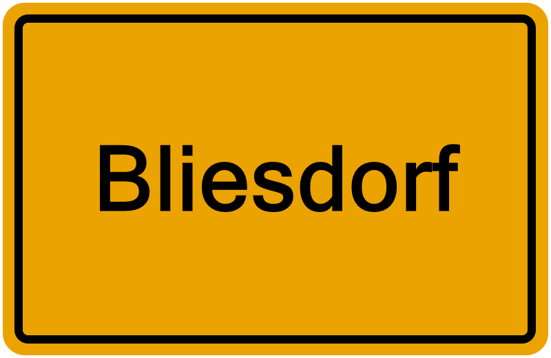 Handelsregister Bliesdorf