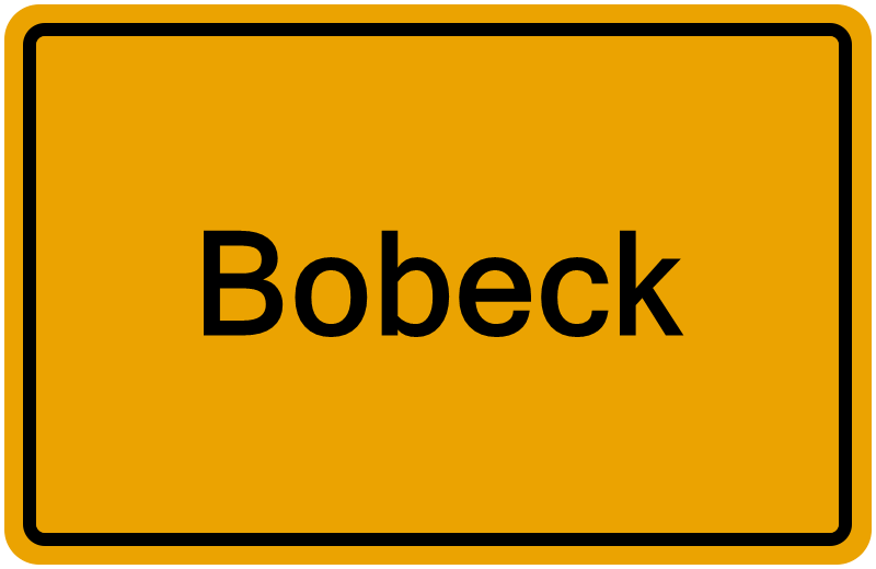 Handelsregister Bobeck