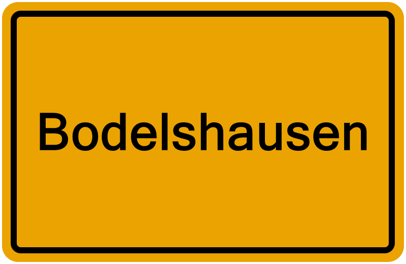 Handelsregister Bodelshausen