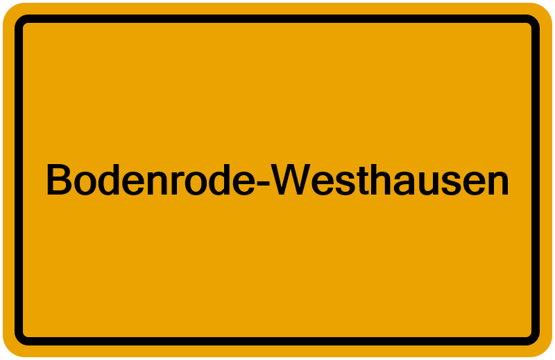 Handelsregister Bodenrode-Westhausen