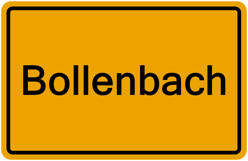Handelsregister Bollenbach