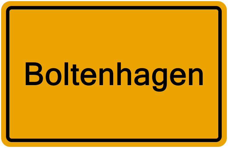 Handelsregister Boltenhagen