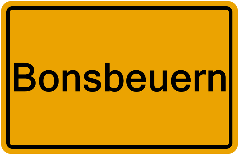Handelsregister Bonsbeuern