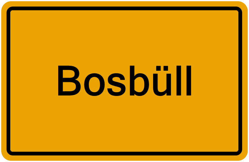 Handelsregister Bosbüll