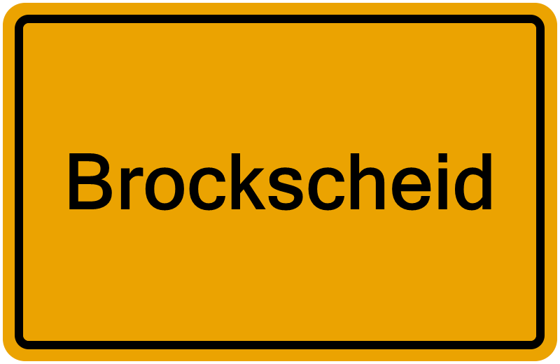 Handelsregister Brockscheid