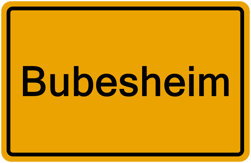 Handelsregister Bubesheim