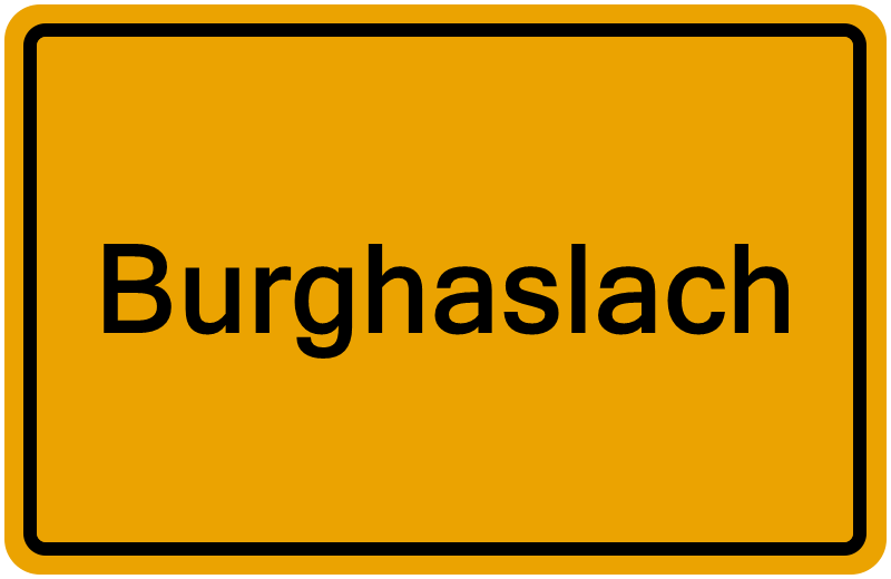 Handelsregister Burghaslach
