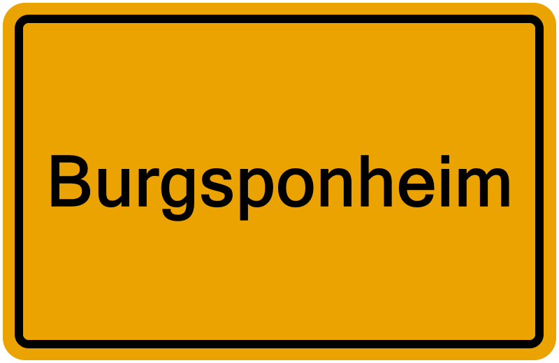 Handelsregister Burgsponheim
