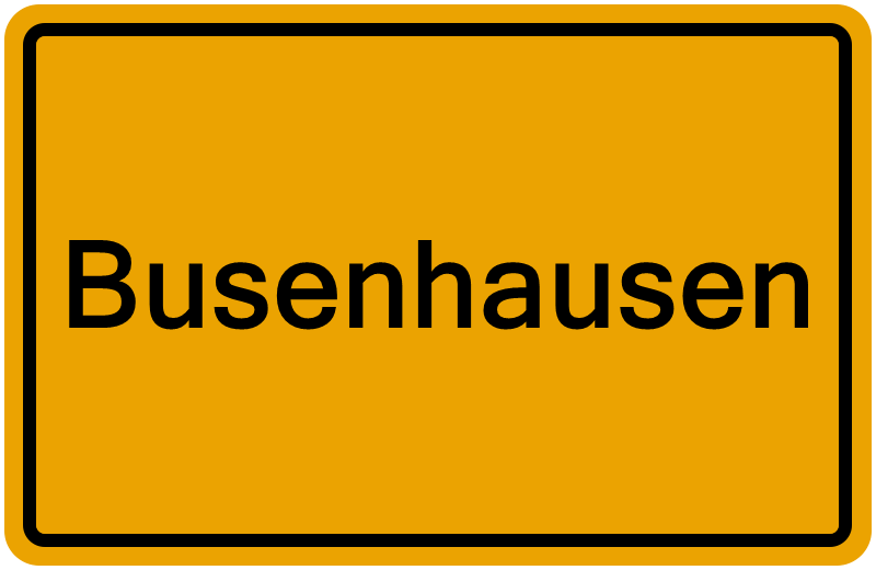 Handelsregister Busenhausen
