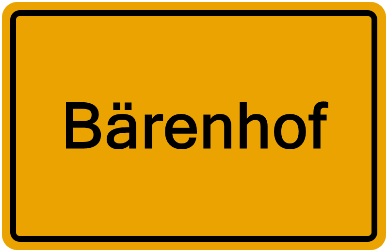 Handelsregister Bärenhof