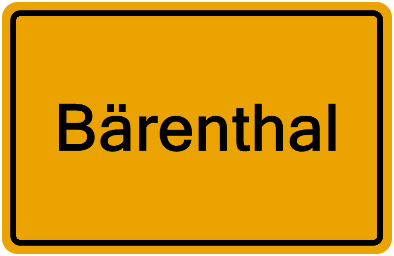 Handelsregister Bärenthal