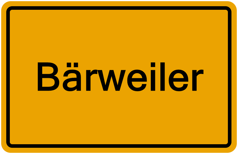 Handelsregister Bärweiler