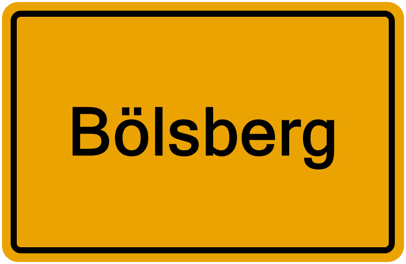 Handelsregister Bölsberg