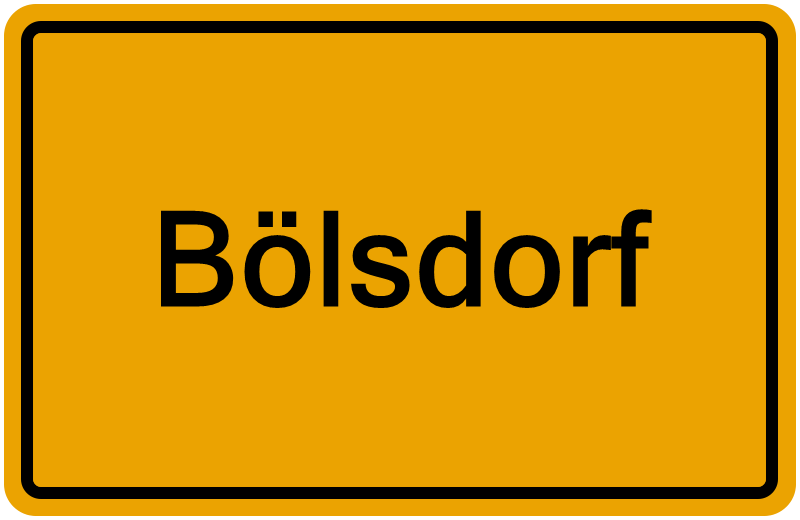 Handelsregister Bölsdorf