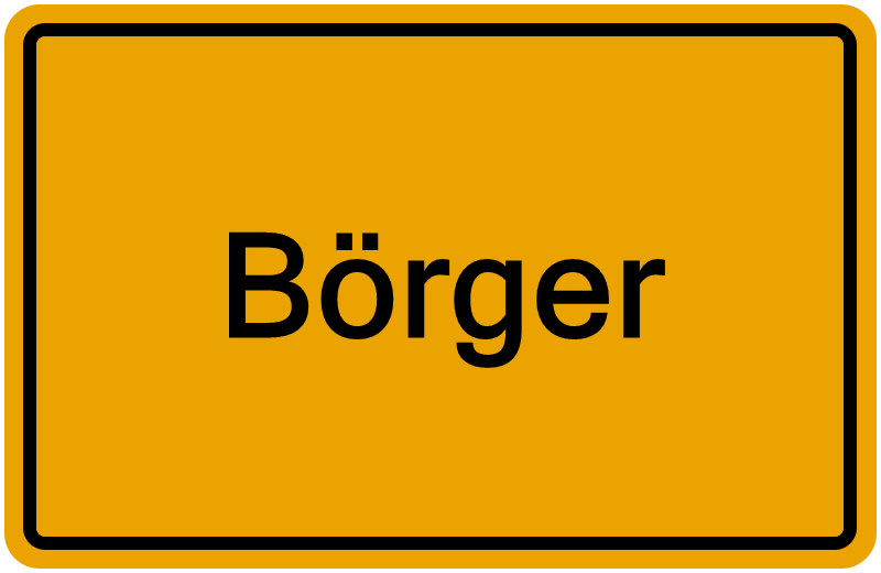 Handelsregister Börger