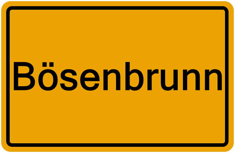 Handelsregister Bösenbrunn