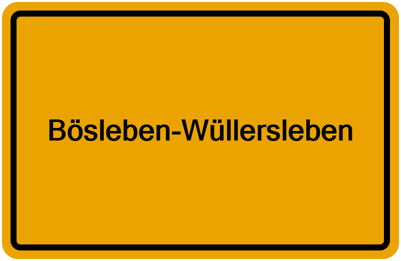 Handelsregister Bösleben-Wüllersleben