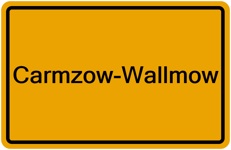 Handelsregister Carmzow-Wallmow