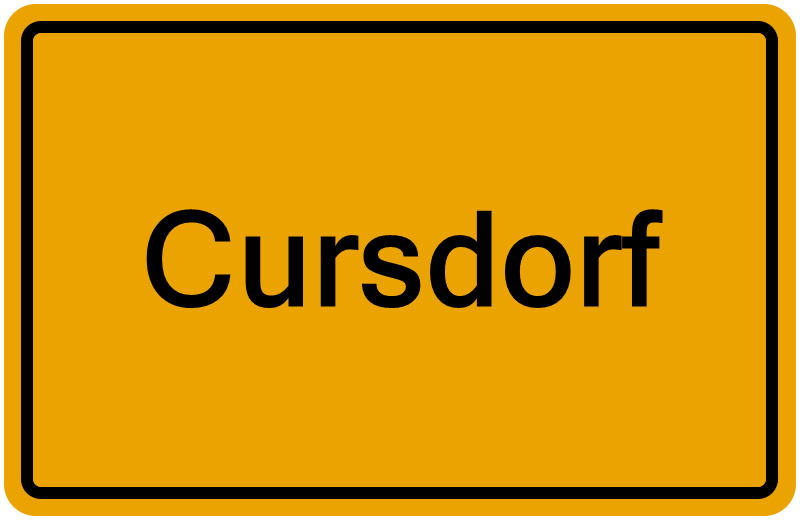 Handelsregister Cursdorf