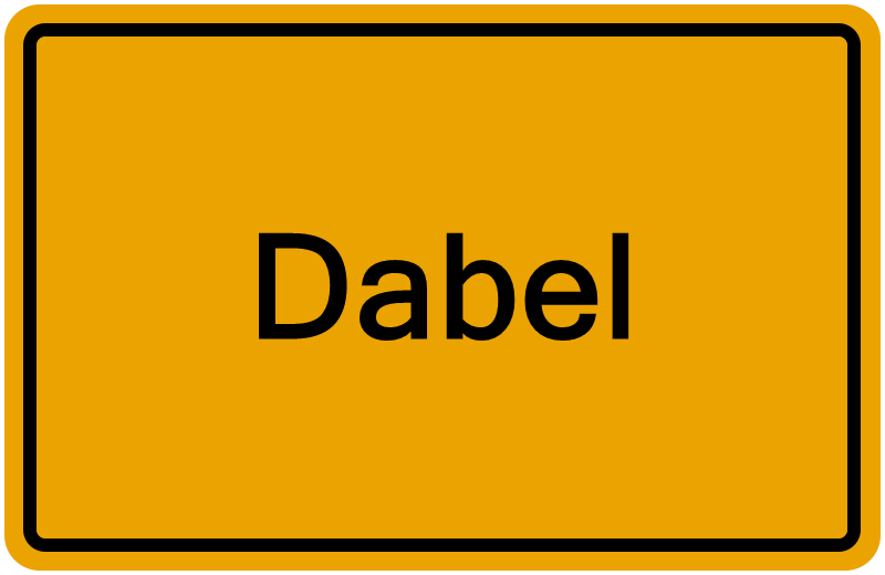 Handelsregister Dabel
