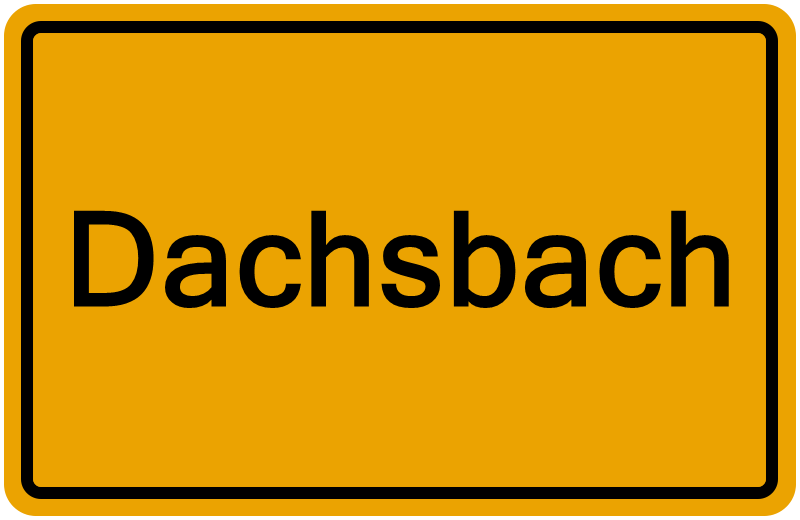 Handelsregister Dachsbach