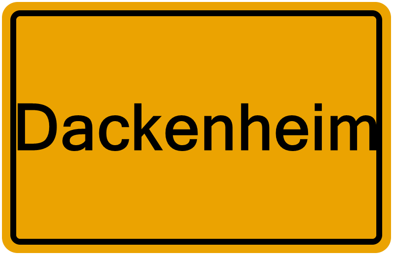 Handelsregister Dackenheim