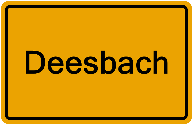 Handelsregister Deesbach