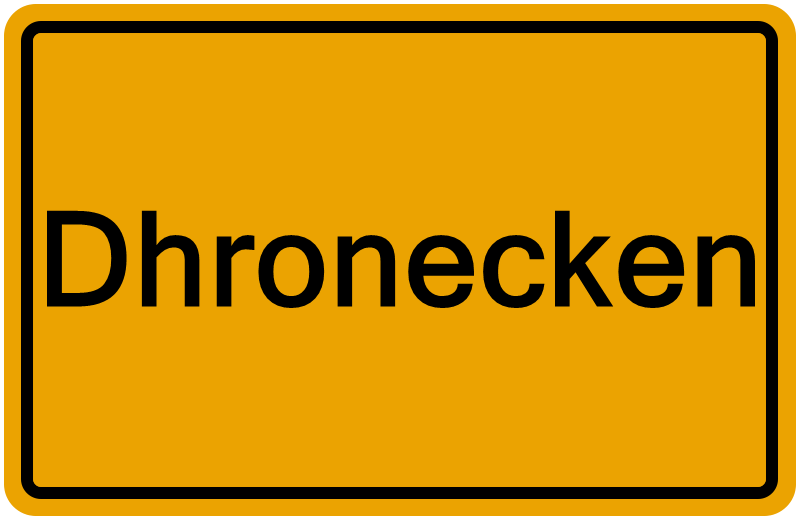 Handelsregister Dhronecken