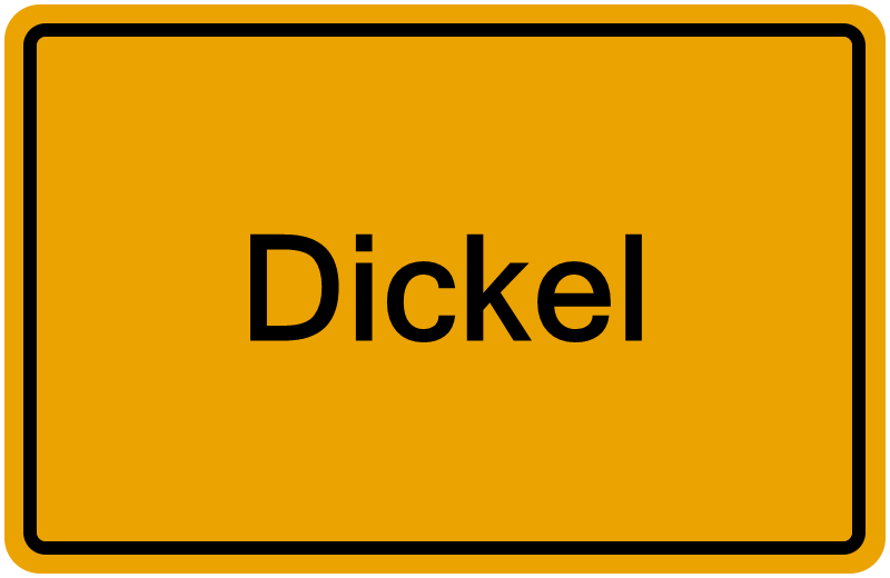 Handelsregister Dickel