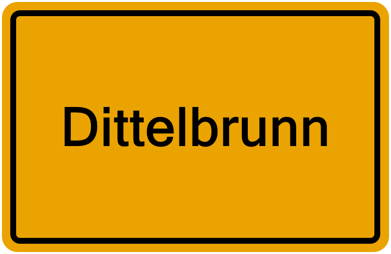 Handelsregister Dittelbrunn