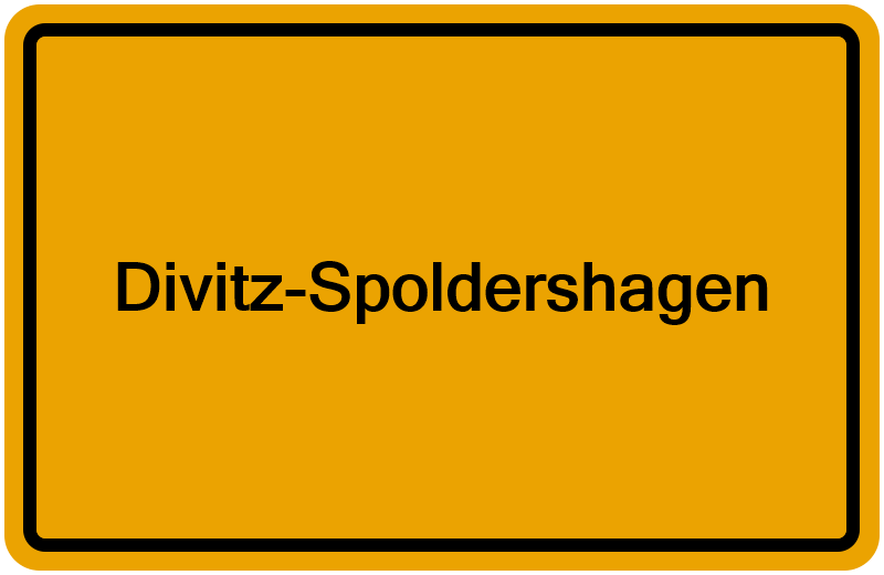 Handelsregister Divitz-Spoldershagen