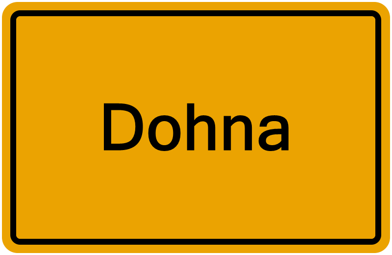 Handelsregister Dohna