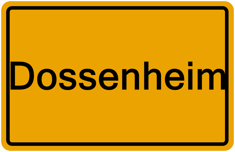 Handelsregister Dossenheim