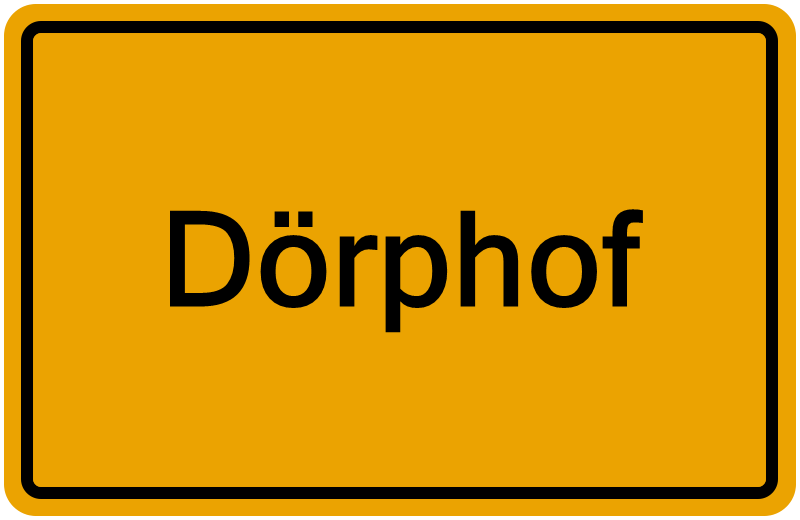 Handelsregister Dörphof