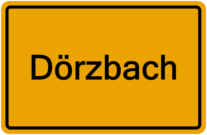 Handelsregister Dörzbach